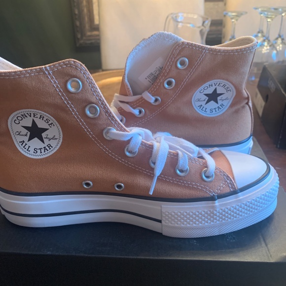 Chuck Taylor Lift High Platform Converse  Gingersnap Netural - Picture 6 of 6
